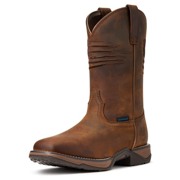 Waterproof Western Boots Women's Size 8 All-Weather Leather Comfortable